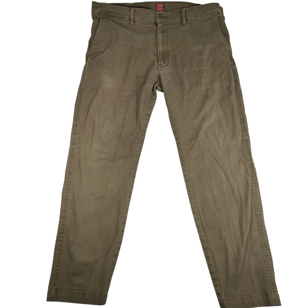 Levi's XX Chino Standard Taper Beige Tan‎ Pants Casual 38x30 (36x28)